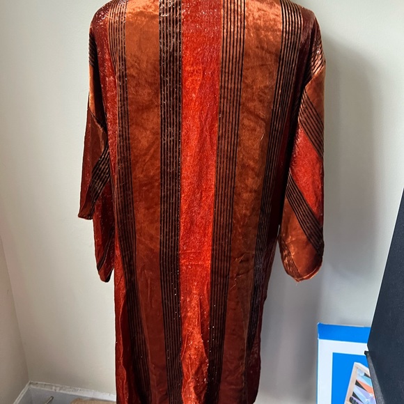 Anthropologie ett:twa Longline Velvet Kimono Jacket, size M/L - Picture 5 of 6